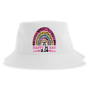 Happy PI Day Leopard Print Sustainable Bucket Hat