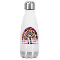 Happy PI Day Leopard Print Stainless Steel Insulated Water Bottle