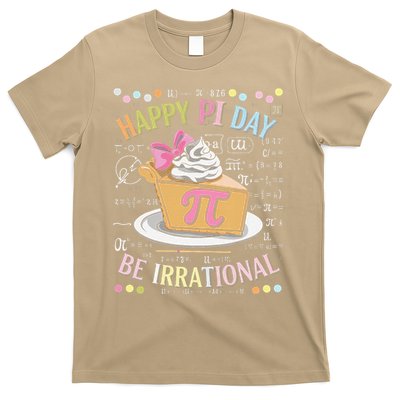 Happy Pi Day Funny Math Coach Teacher Pi Day Coquette Bow T-Shirt