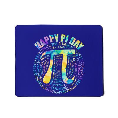 Happy Pi Day 3 14 Pi Day Math Teacher Mathematics Tie Dye Cute Gift Mousepad