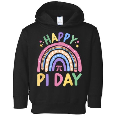 Happy Pi Day Rainbow 3.14 Pi Number Math Teacher Women  Toddler Hoodie