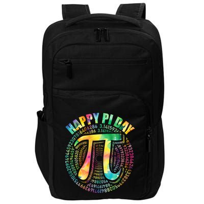 Happy Pi Day 3 14 Pi Number Symbol Math Science Tie Dye Gift Impact Tech Backpack