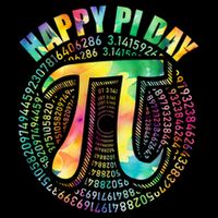 Happy Pi Day 3 14 Pi Number Symbol Math Science Tie Dye Gift 7-Panel Snapback Hat