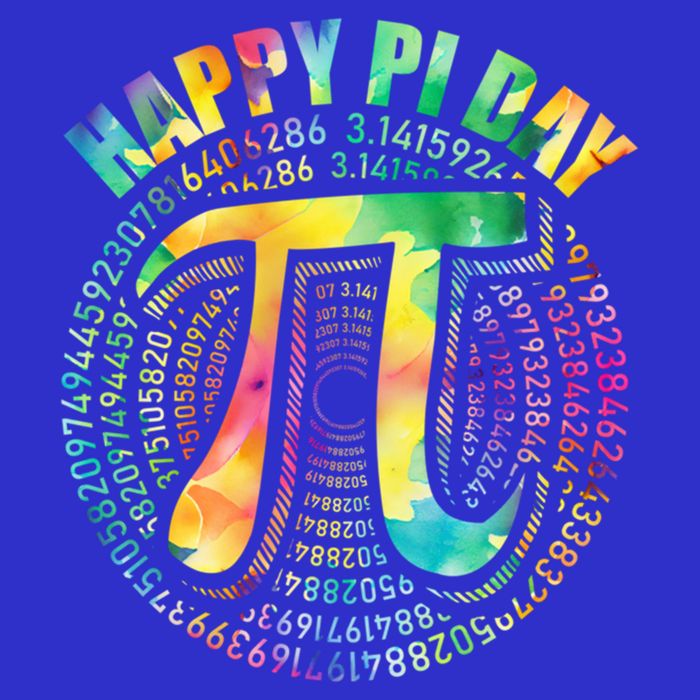 Happy Pi Day 3 14 Pi Number Symbol Math Science Tie Dye Gift Button