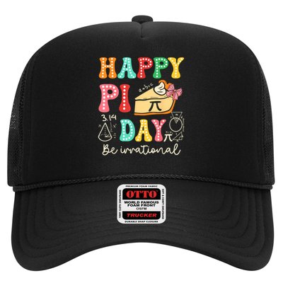 Happy Pi Day Funny Math Coach Teacher Pi Day Coquette Bow Trucker Hat
