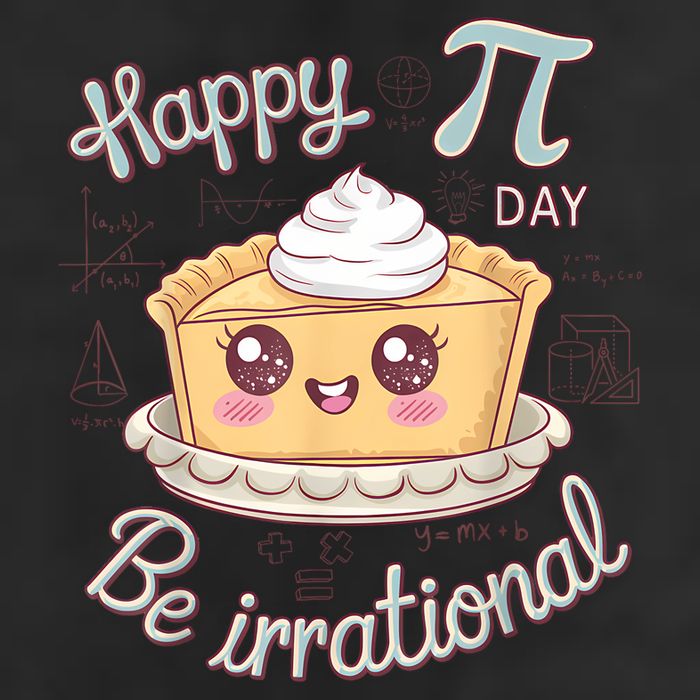 Happy Pi Day Be Irrational Cute Math Geek Funny Kawaii Pie Cool Comfort Performance Bucket Hat
