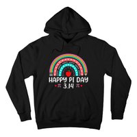 Happy Pi Day Mathematics Math Teacher Rainbow Hoodie