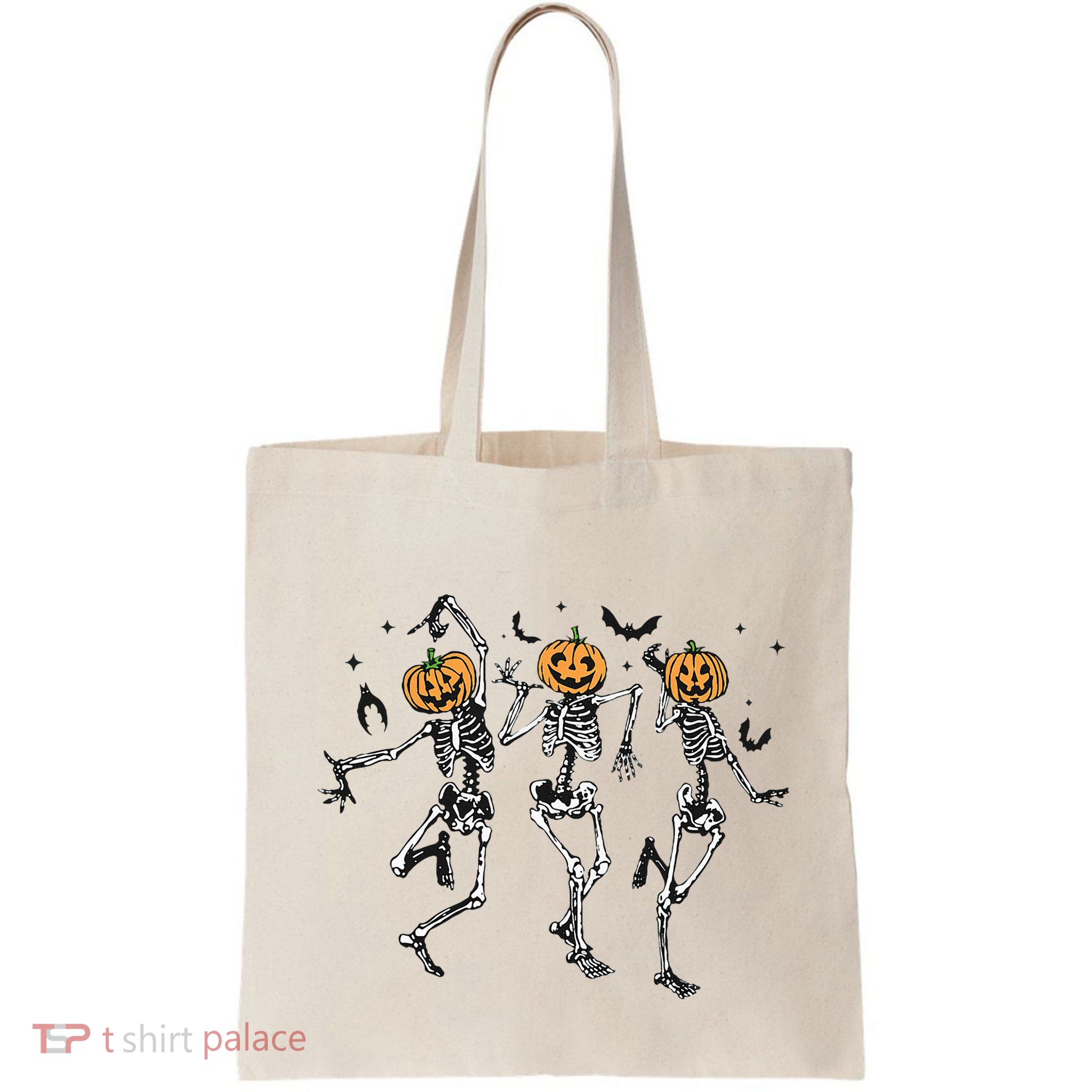 Halloween Pumpkin Dancing Skeleton Costume Bag
