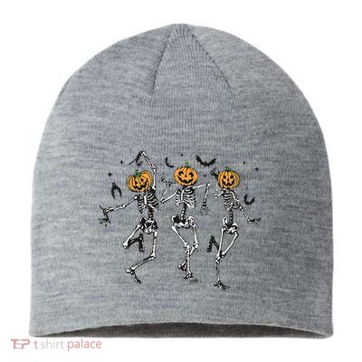 Halloween Pumpkin Dancing Skeleton Costume Sustainable Beanie