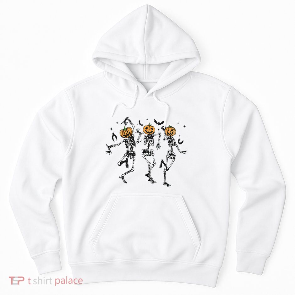 Halloween Pumpkin Dancing Skeleton Costume Hoodie