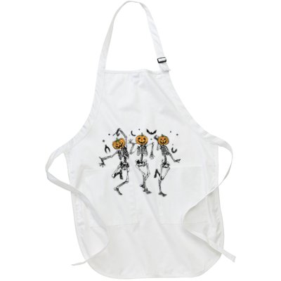 Halloween Pumpkin Dancing Skeleton Costume Apron