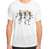 Halloween Pumpkin Dancing Skeleton Costume Adult ChromaSoft Performance T-Shirt