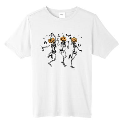 Halloween Pumpkin Dancing Skeleton Costume Tall Fusion ChromaSoft Performance T-Shirt