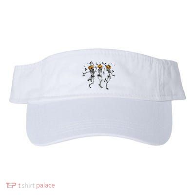Halloween Pumpkin Dancing Skeleton Costume Visor