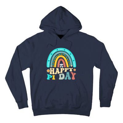 Happy Pi Day Mathematic Math Teacher Gift Rainbow Tall Hoodie