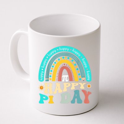 Happy Pi Day Mathematic Math Teacher Gift Rainbow Coffee Mug