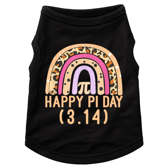 Happy Pi Day Rainbow March 14th Doggie Tank