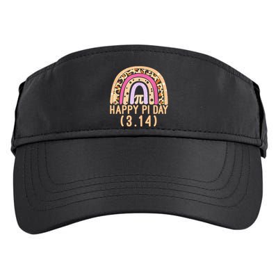Happy Pi Day Rainbow March 14th Adult Drive Performance Visor