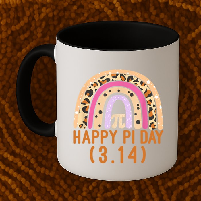 Happy Pi Day Rainbow March 14th Mug