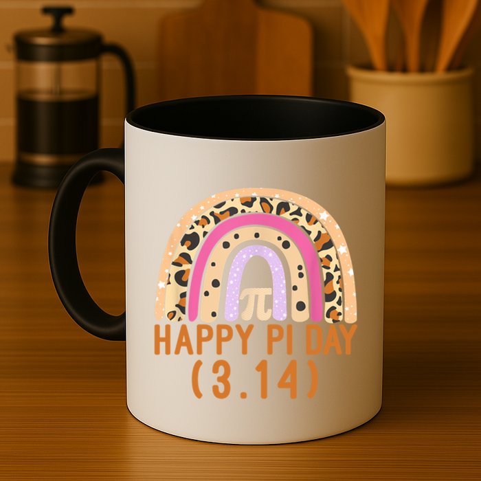 Happy Pi Day Rainbow March 14th Mug