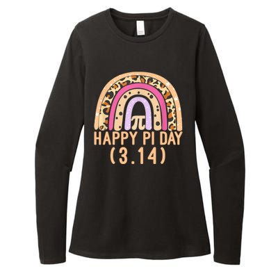 Happy Pi Day Rainbow March 14th Womens CVC Long Sleeve Shirt