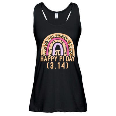 Happy Pi Day Rainbow March 14th Ladies Essential Flowy Tank