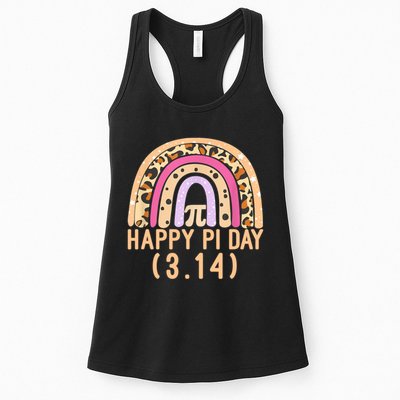 Happy Pi Day Rainbow March 14th Womens Tank Top