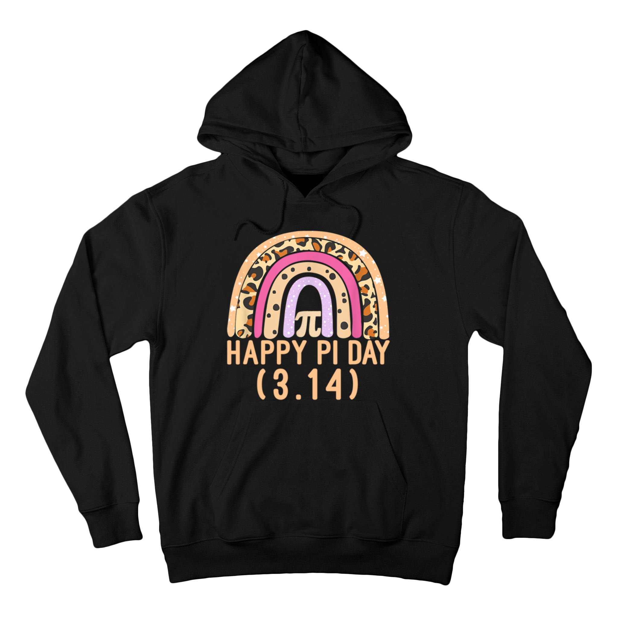 Happy Pi Day Rainbow March 14th Tall Hoodie