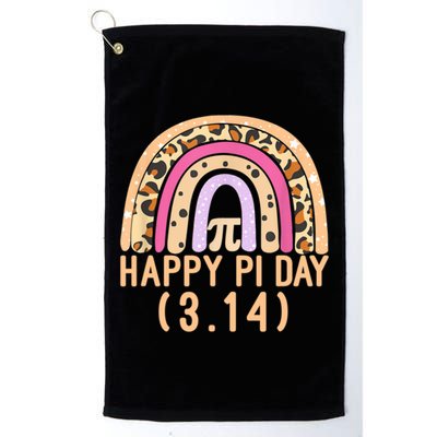 Happy Pi Day Rainbow March 14th Golf Towel