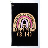 Happy Pi Day Rainbow March 14th Golf Towel