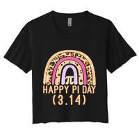 Happy Pi Day Rainbow March 14th Crop Top