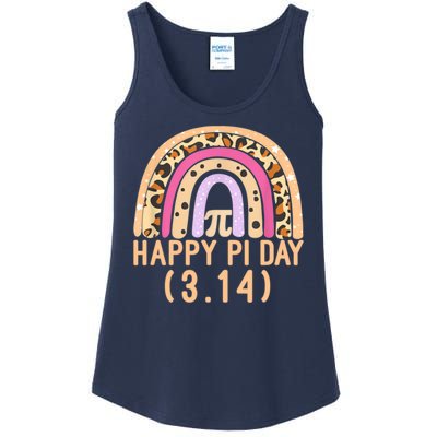 Happy Pi Day Rainbow March 14th Ladies Essential Tank