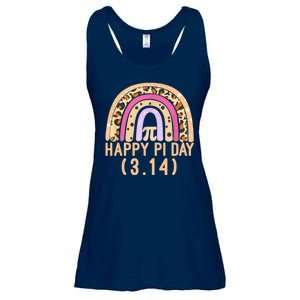 Happy Pi Day Rainbow March 14th Ladies Essential Flowy Tank