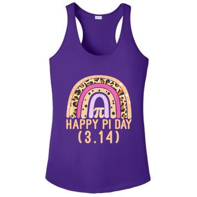 Happy Pi Day Rainbow March 14th Ladies PosiCharge Competitor Racerback Tank