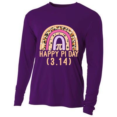 Happy Pi Day Rainbow March 14th Cooling Performance Long Sleeve Crew