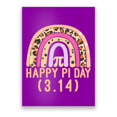 Happy Pi Day Rainbow March 14th Poster