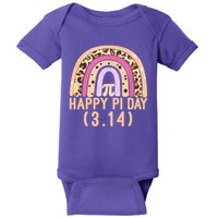 Happy Pi Day Rainbow March 14th Baby Bodysuit