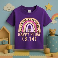 Happy Pi Day Rainbow March 14th Toddler T-Shirt