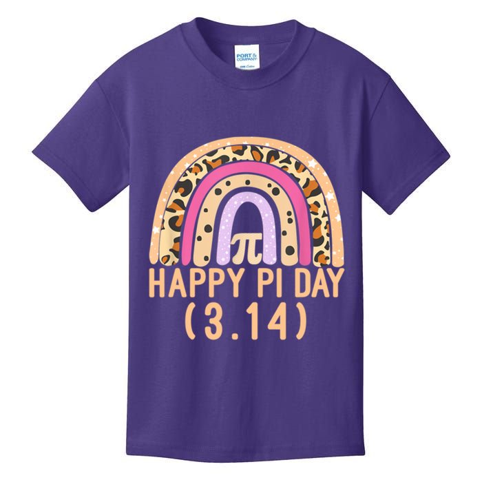 Happy Pi Day Rainbow March 14th Kids T-Shirt