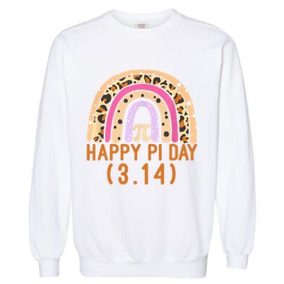 Happy Pi Day Rainbow March 14th Garment-Dyed Sweatshirt