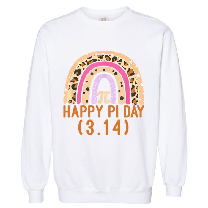 Happy Pi Day Rainbow March 14th Garment-Dyed Sweatshirt