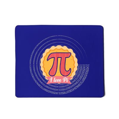 Happy Pi Day Funny Math Science Teacher Student I Love Pie Cool Gift Mousepad