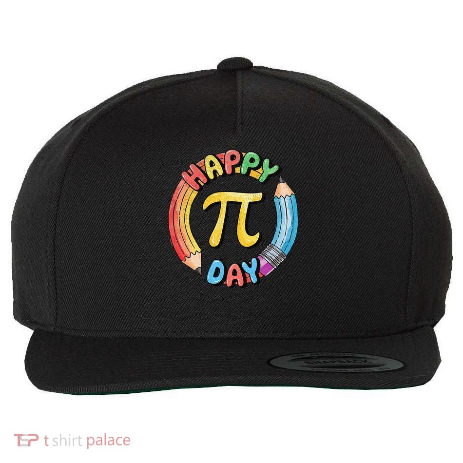 Happy Pi Day Wool Snapback Cap