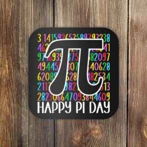 Happy Pi Day Math Teachers Student Professor Pi Day Coaster