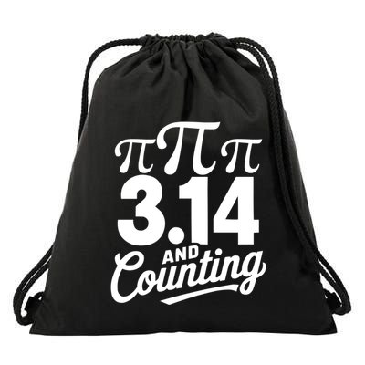 Happy Pi Day Math Teacher Mathematics Irrational Pi Symbol Gift Drawstring Bag