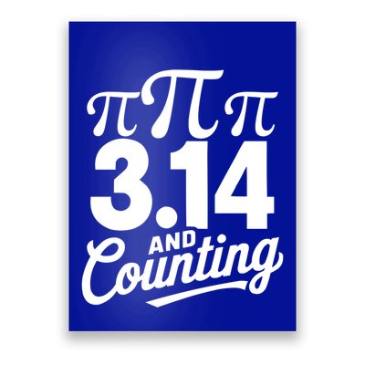 Happy Pi Day Math Teacher Mathematics Irrational Pi Symbol Gift Poster