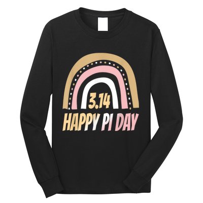 Happy Pi Day Mathematic Math Teacher Rainbow Pi Day Clothing Long Sleeve Shirt