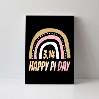 Happy Pi Day Mathematic Math Teacher Rainbow Pi Day Clothing Canvas