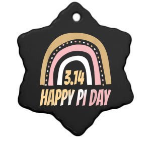 Happy Pi Day Mathematic Math Teacher Rainbow Pi Day Clothing Ceramic Star Ornament