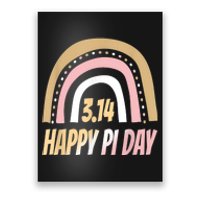 Happy Pi Day Mathematic Math Teacher Rainbow Pi Day Clothing Poster